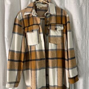 Plaid Button-Up flannel